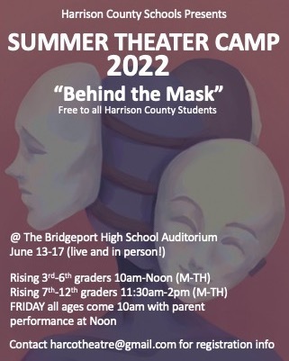 2022 Summer Theater Camp Poster