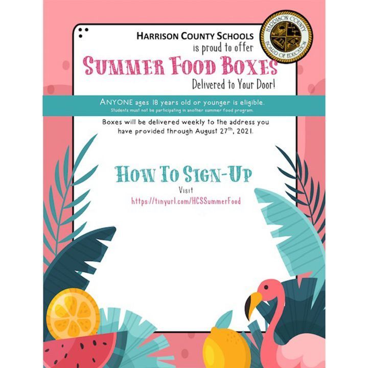 Summer Food Boxes Flyer
