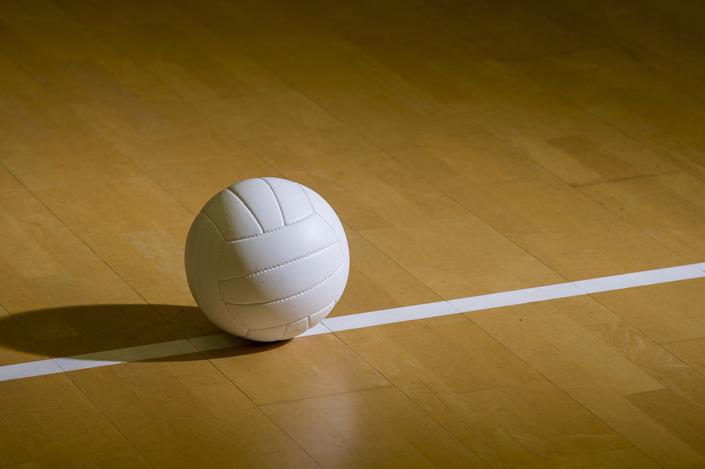 Volleyball on Court