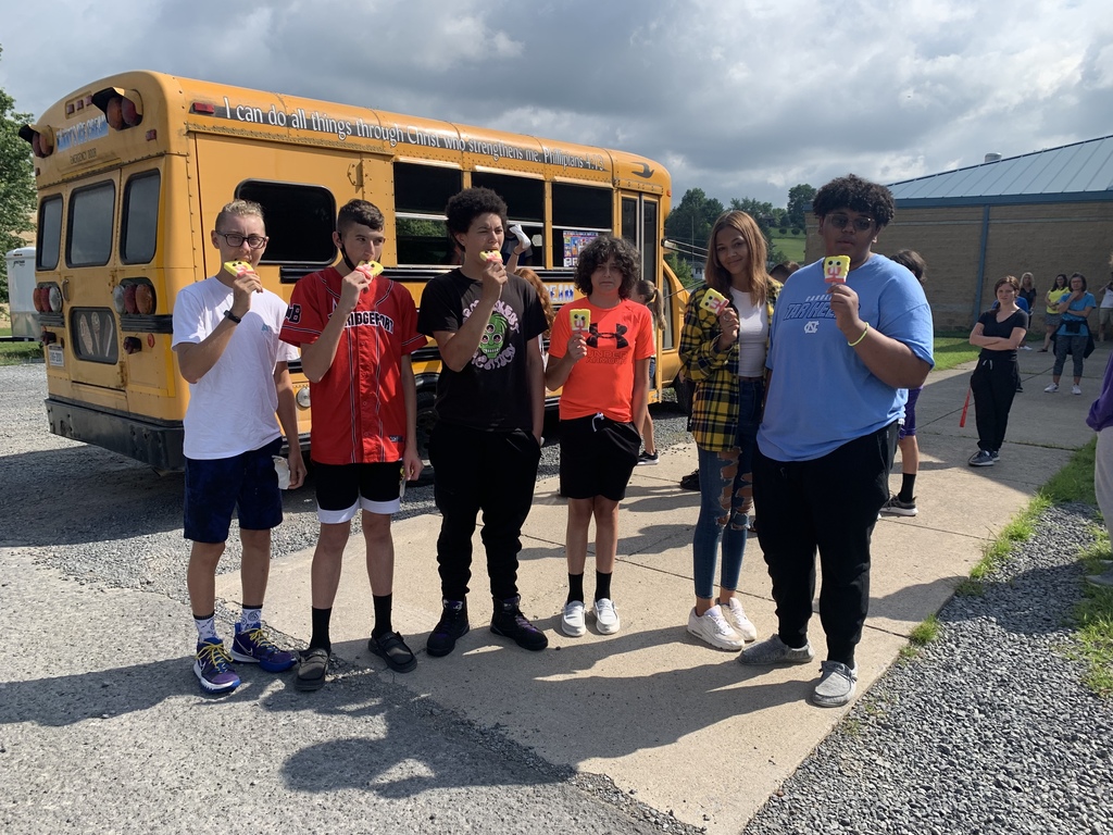 Students Eating Ice Cream