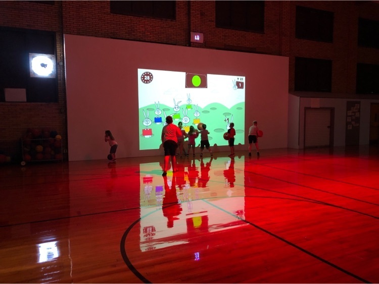 students play in gym