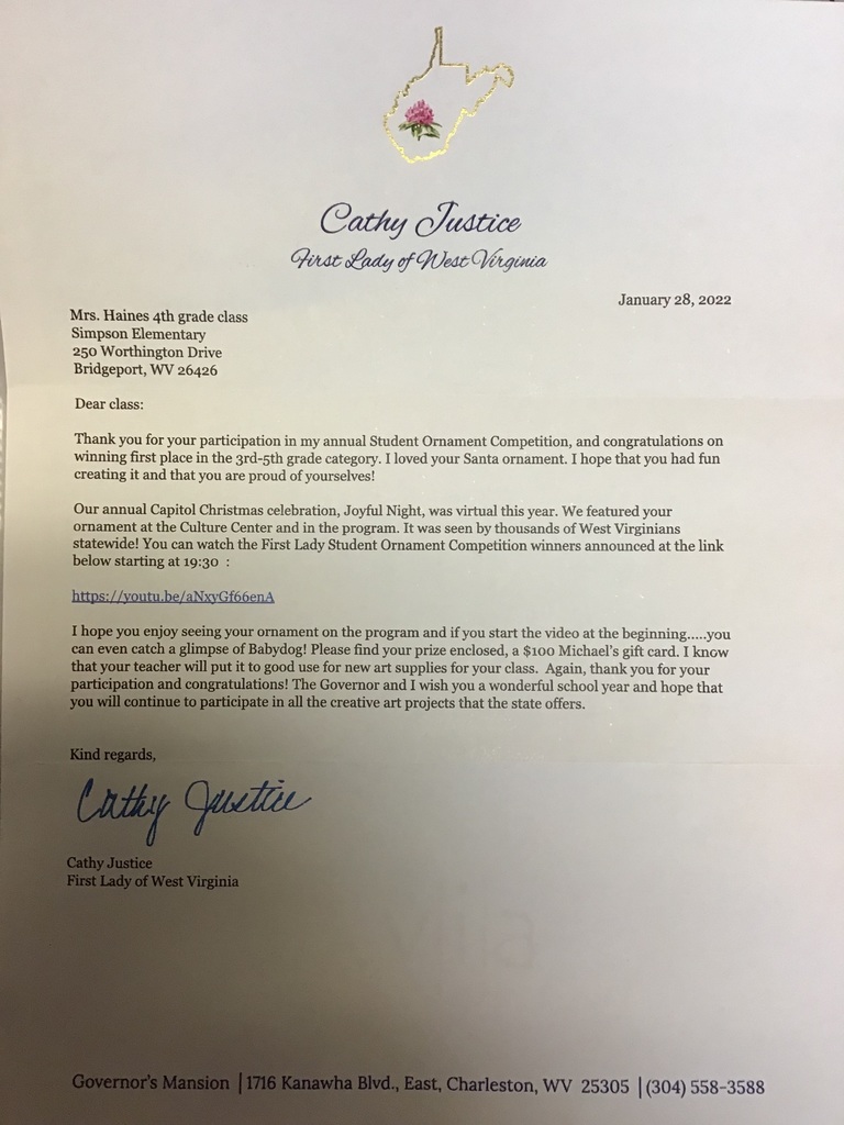 Cathy Justice Letter