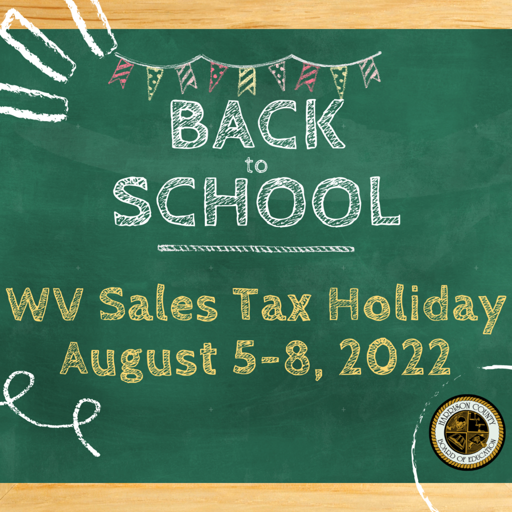 WV Sales Tax Holiday