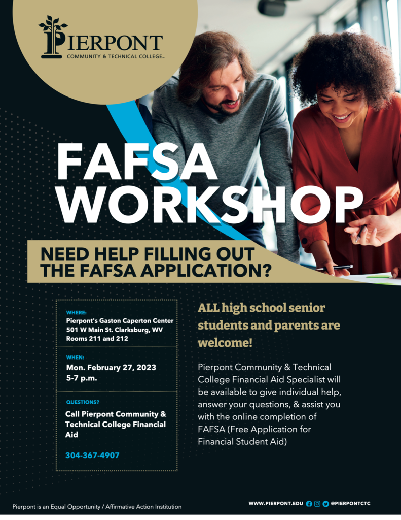FAFSA Workshop Page 1 Flyer
